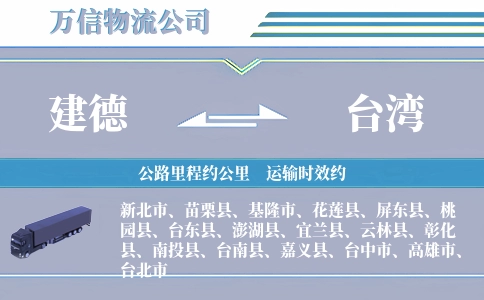 建德到台湾物流公司